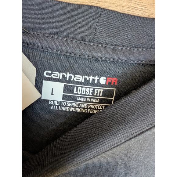 Carhartt Graphic T-Shirt Mens L Black Flame-Resistant Force Loose Fit 104130 NWT - Picture 3 of 4